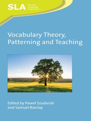 cover image of Vocabulary Theory, Patterning and Teaching